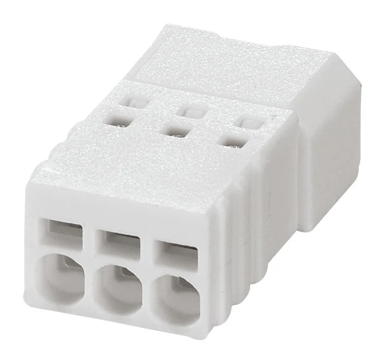 Phoenix Contact PTSM 05/ 3-PI-25 WH Pluggable Terminal Block 2.5 mm 3 Ways 26AWG to 20AWG 0.5 mm² Push In 6 A