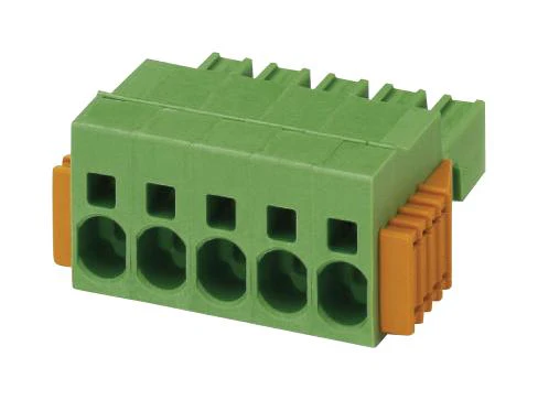Phoenix Contact SPC 5/4-STCL-7.62 SPC 5/4-STCL-7.62 Pluggable Terminal Block 7.62 mm 4 Ways 24AWG to 8AWG 10 mm² Push In 41 A