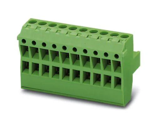 Phoenix Contact TMSTBP 25/ 2-ST-508 BU Pluggable Terminal Block 5.08 mm 2 Ways 24AWG to 12AWG 2.5 mm² Screw 12 A