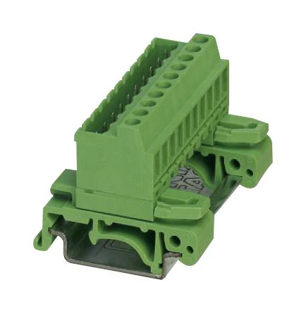 Phoenix Contact UMSTBVK 25/12-G-508 DIN Rail Mount Terminal Block 12 Ways 24 AWG 2.5 mm&Acirc;&sup2; Screw A