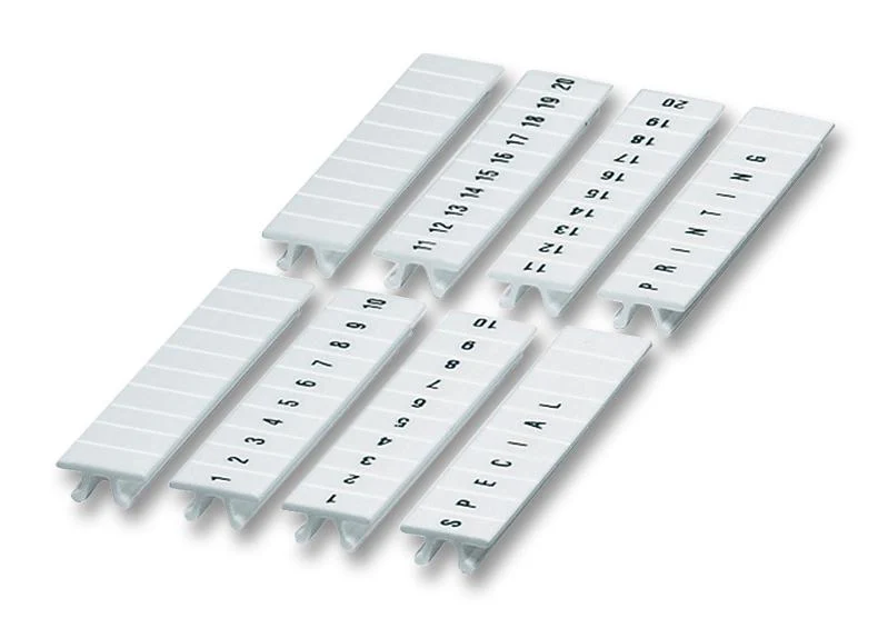 Phoenix Contact ZB 5LGSFORTL.ZAHLEN 11-20 Terminal Block Marker Zack Strip Modular Blocks 5.2 mm