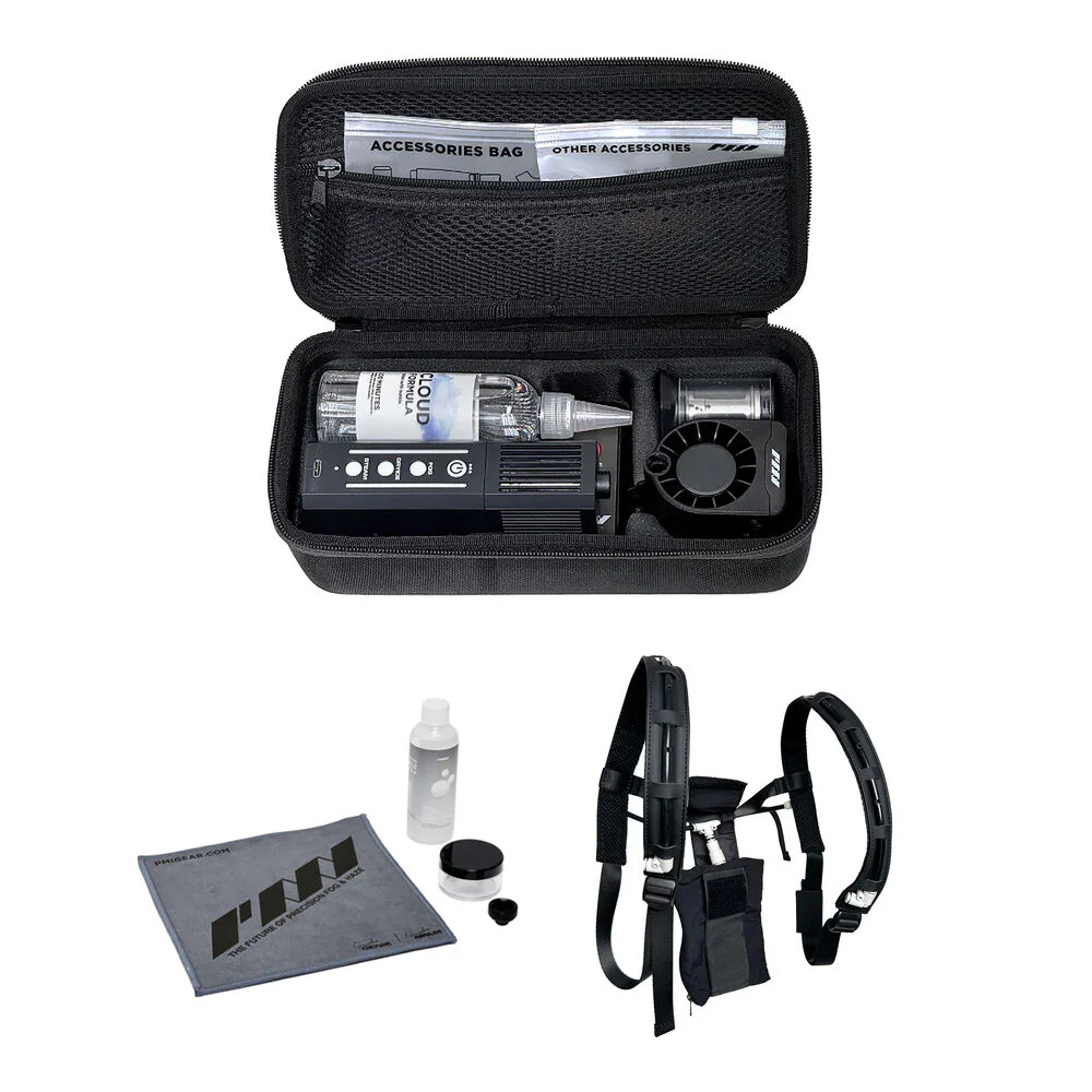 PMI Mini Smoke Machine Kit with Bubble Nozzle and Smoke Vest