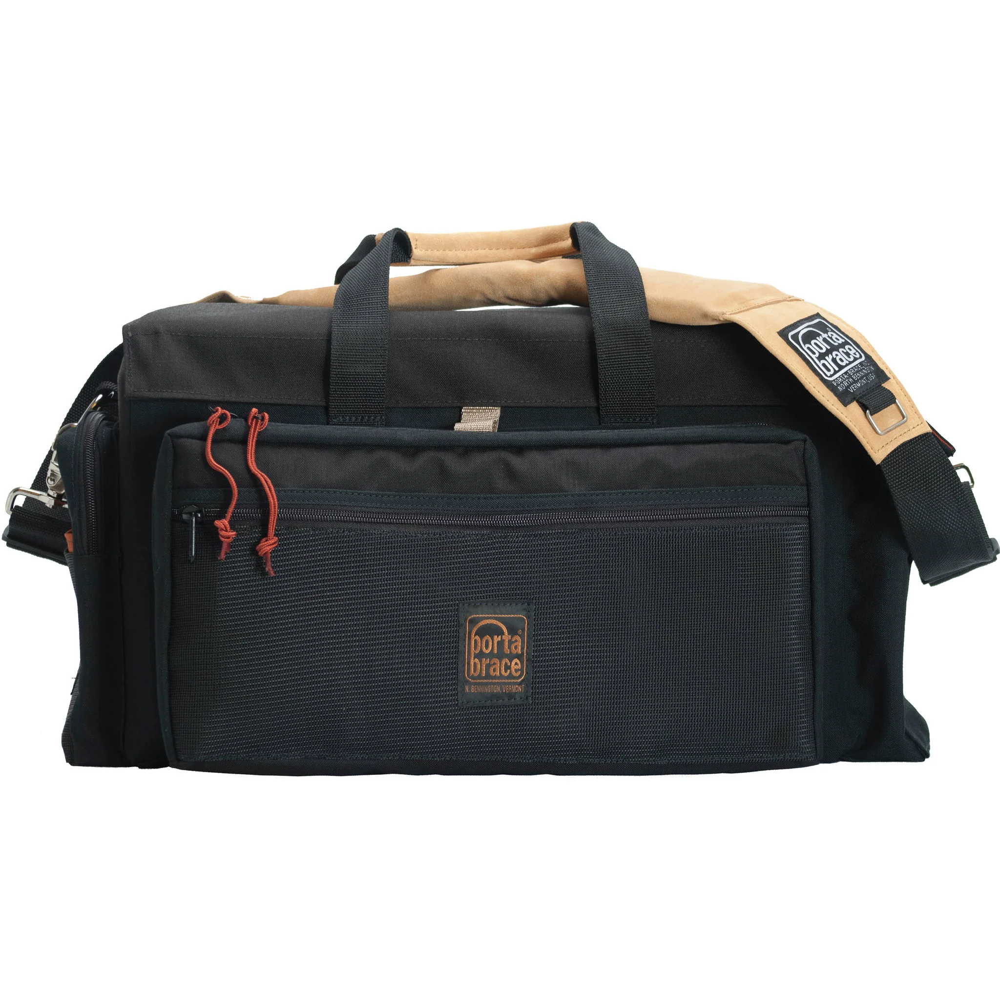 Porta Brace DVO2R-QS-M3 DV Case with QS-M3 Quick Slick Mini Rain Cover (Black with Copper Trim) - Image 2