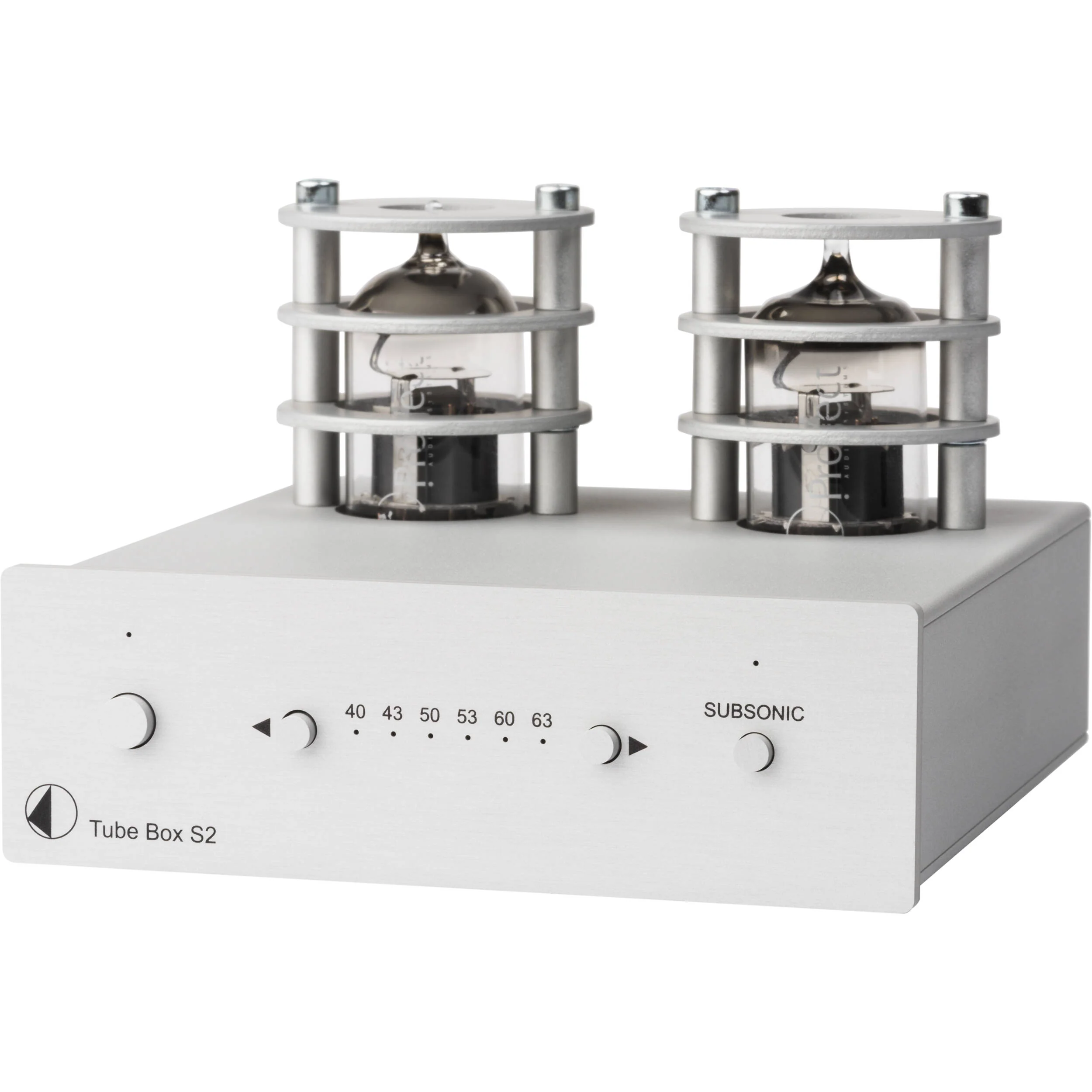 Pro-Ject Audio Systems Tube Box S2 MM/MC Phono Preamp (Silver)