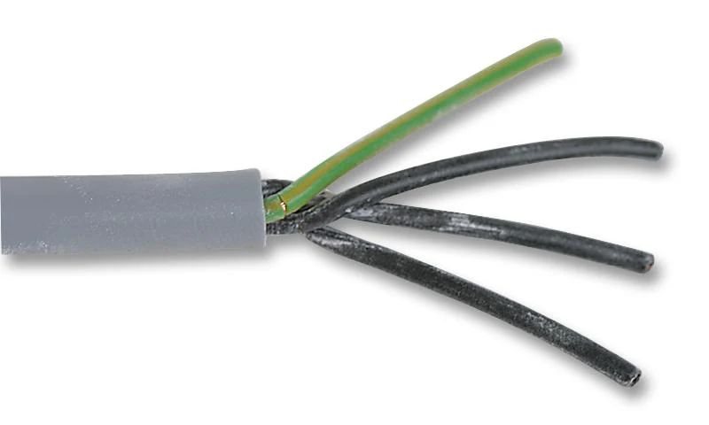 PRO POWER PPYY4C1.50 50M Multicore Unscreened Cable, YY, Grey, 4 Core, 1.5 mm², 164 ft, 50 m