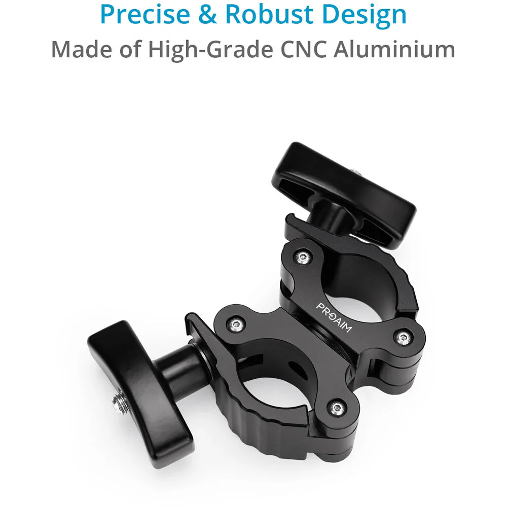 Proaim Double Swivel Clamp for Speed Rails & Scaffold Poles (1.5 to 1.96") - Image 2