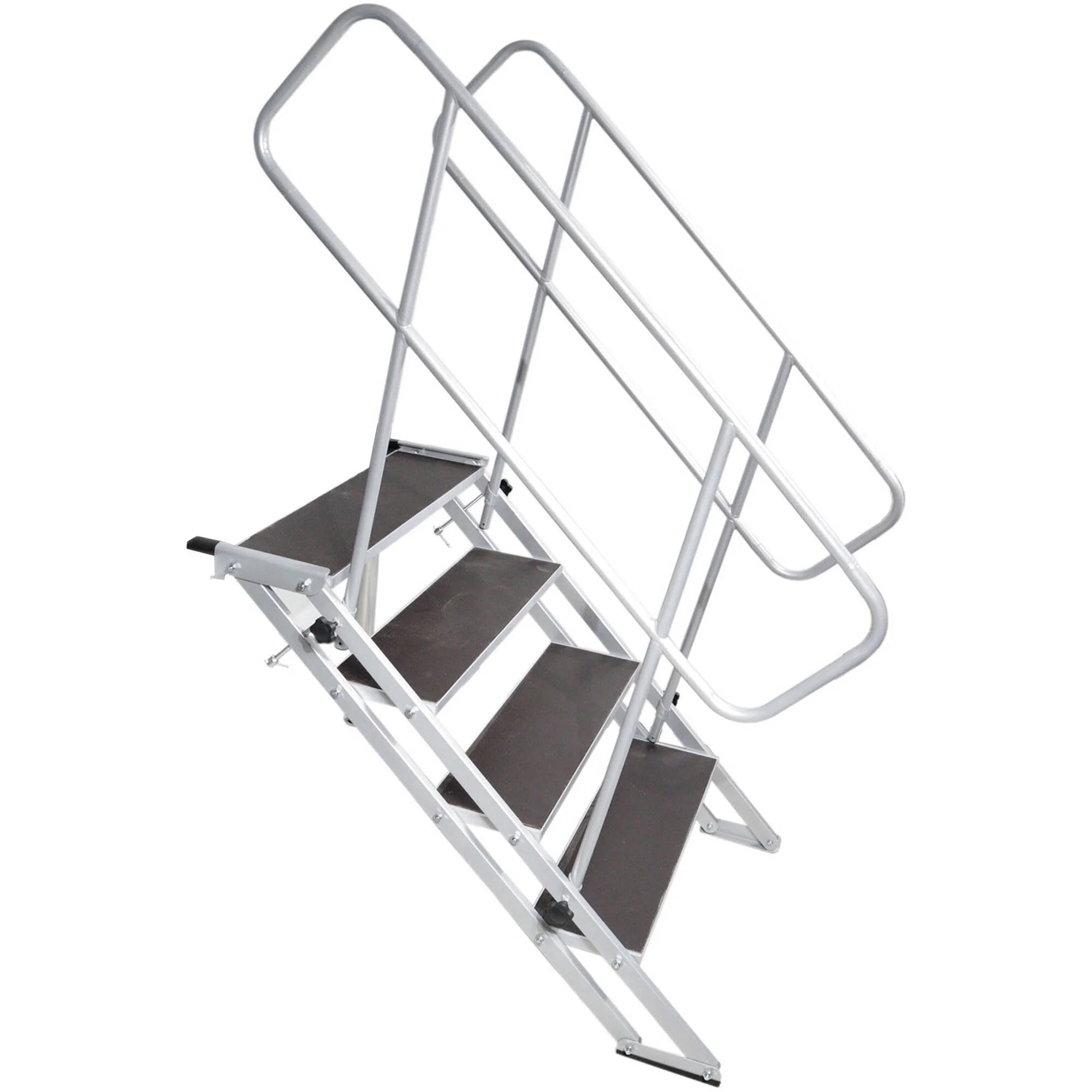 ProX StageQ 4-Step Foldable Stairs with Handrail (29 to 34")