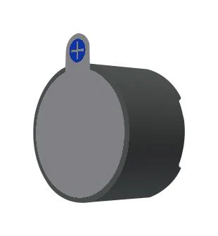PUI AUDIO AI-1224-TWT-5V-R Transducer, Audio Indicator, 2.4kHz, 3 VDC to 8 VDC, 85 dBA, 30mA, Through Hole