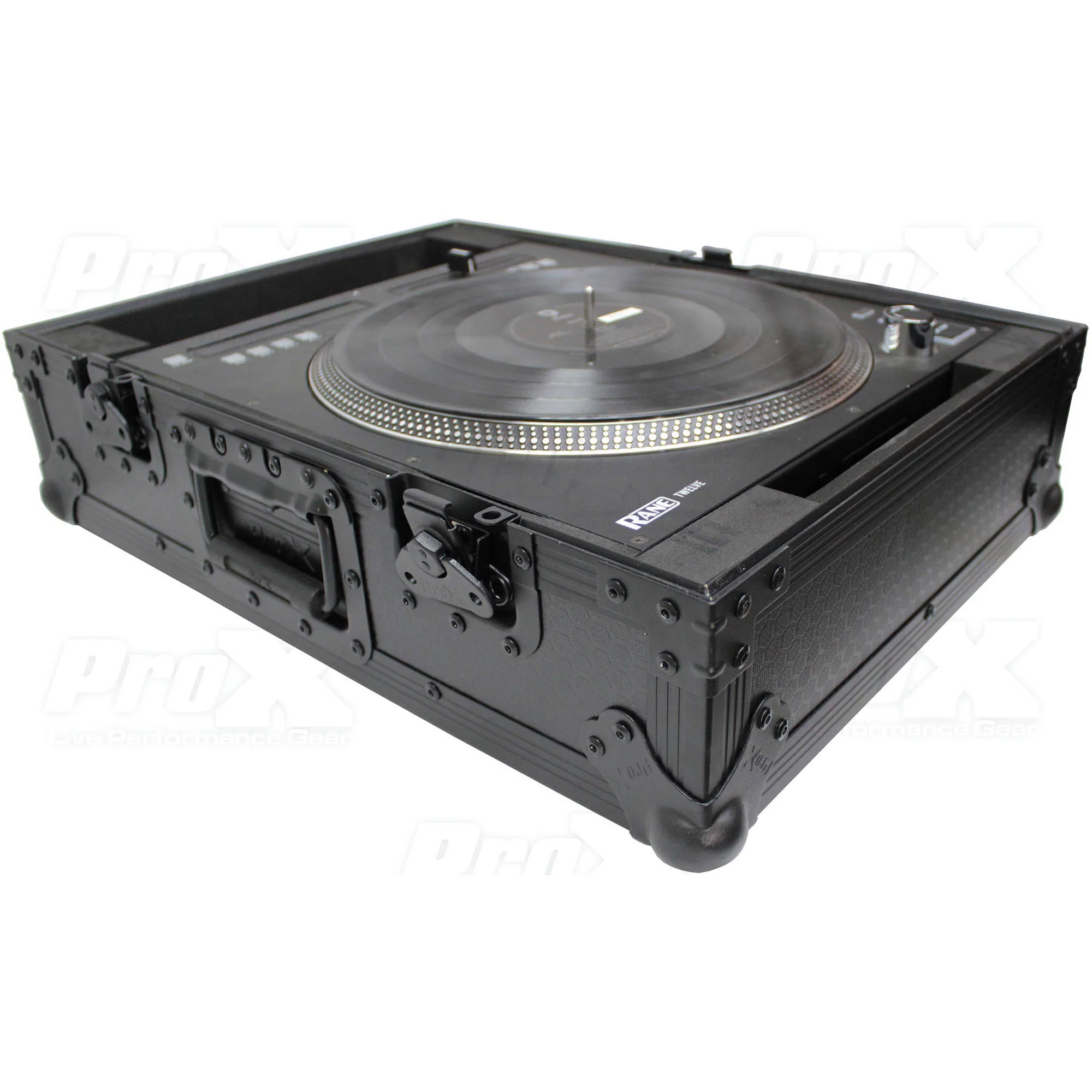 RANE DJ TWELVE MKII 12" Vinyl Motorized DJ Controller Kit with Flight Case (All Black) - Image 3