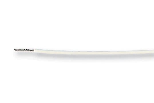 RAYCHEM - TE CONNECTIVITY 55A0111-24-9 Wire, Stranded, Hook Up, Spec55, ETFE, White, 24 AWG, 328 ft