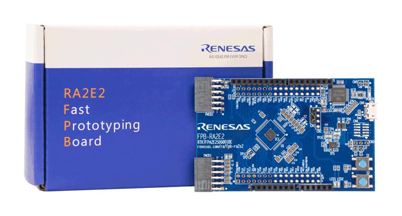 Renesas RTK7FPA2E2S00001BE Prototyping Board RA2E2 RA Family 32bit Arm Cortex-M23 MCU