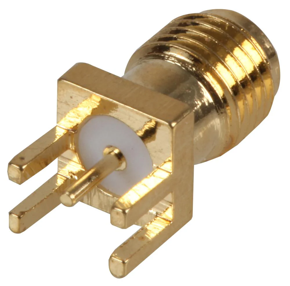 RF Solutions CON-SMA-EDGE-SRP / Coaxial Connector SMA RP Straight Jack Solder 50 ohm Beryllium Copper - Image 2