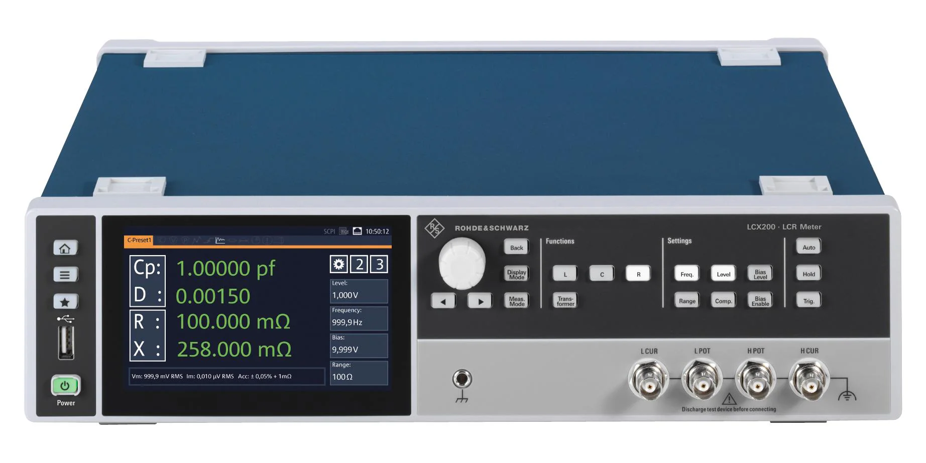 Rohde &amp; Schwarz LCX200COM LCR Meter Bench 1 MHz 100 Mohm New - Image 4