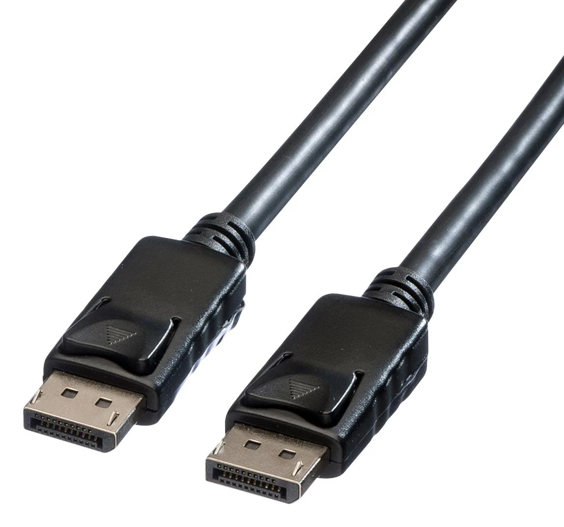 ROLINE 11.04.5983 Audio / Video Cable Assembly, DisplayPort Plug, DisplayPort Plug, 9.8 ft, 3 m, Black