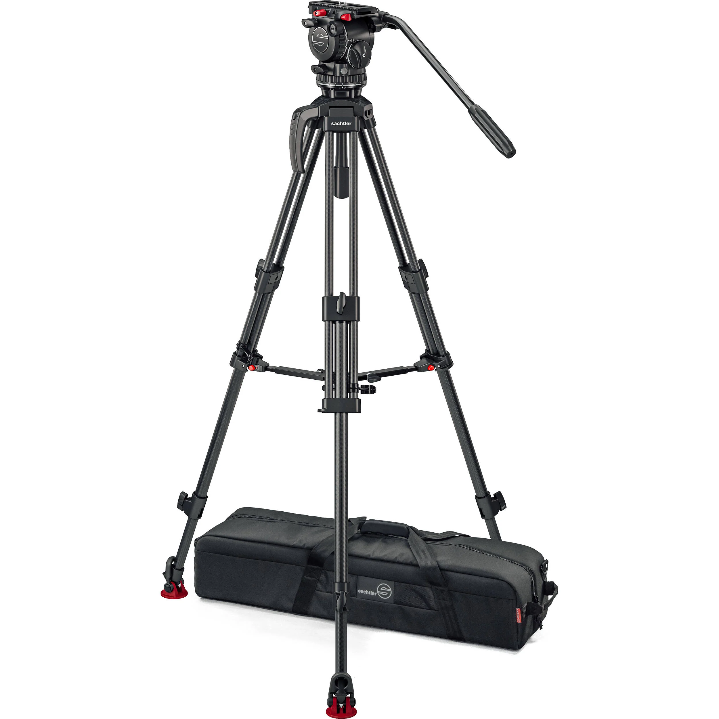 Sachtler 75/2 Mark II Carbon Fiber Tripod System with FSB 8 MK II Fluid Head & Mid-Level Spreader