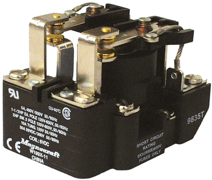 SCHNEIDER ELECTRIC/LEGACY RELAY 199AX-15 RELAY, DPDT, 300VAC, 28VDC, 40A