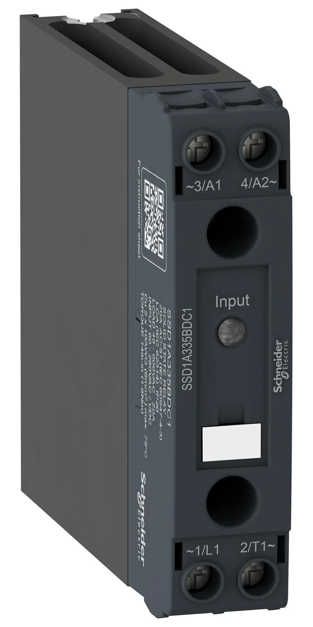 Schneider Electric SSD1D520BDC1 Mosfet Relay Spst 20A 150VDC Screw