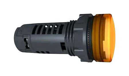 Schneider Electric XB5EVB8 LED Panel Mount Indicator Round Yellow 24 VDC 22 mm IP66 IK05 Nema 4X 13