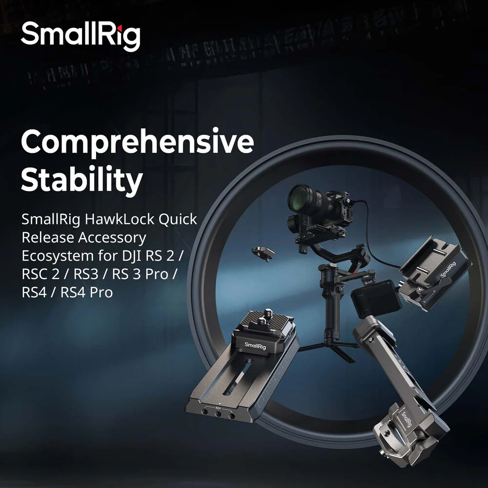SmallRig HawkLock H38 Manfrotto Quick Release Plate for DJI Stabilizers - Image 5