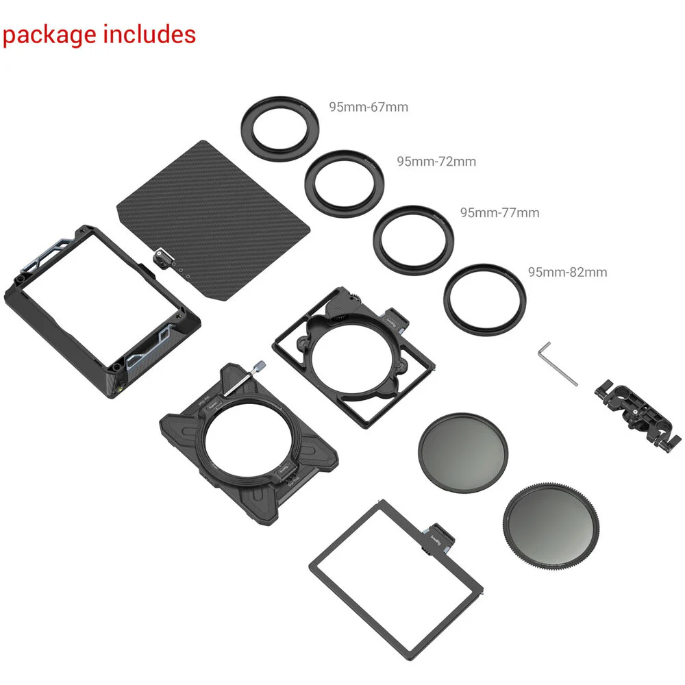 SmallRig Star-Trail Lightweight Multifunctional Modular Matte Box VND Filter Bundle (95mm Back) - Image 2