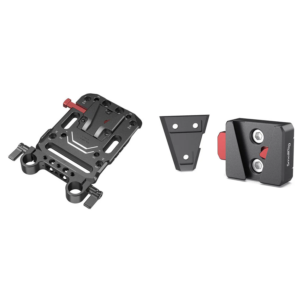 SmallRig V-Lock 15mm LWS Battery Plate with Mini V-Lock Assembly Kit