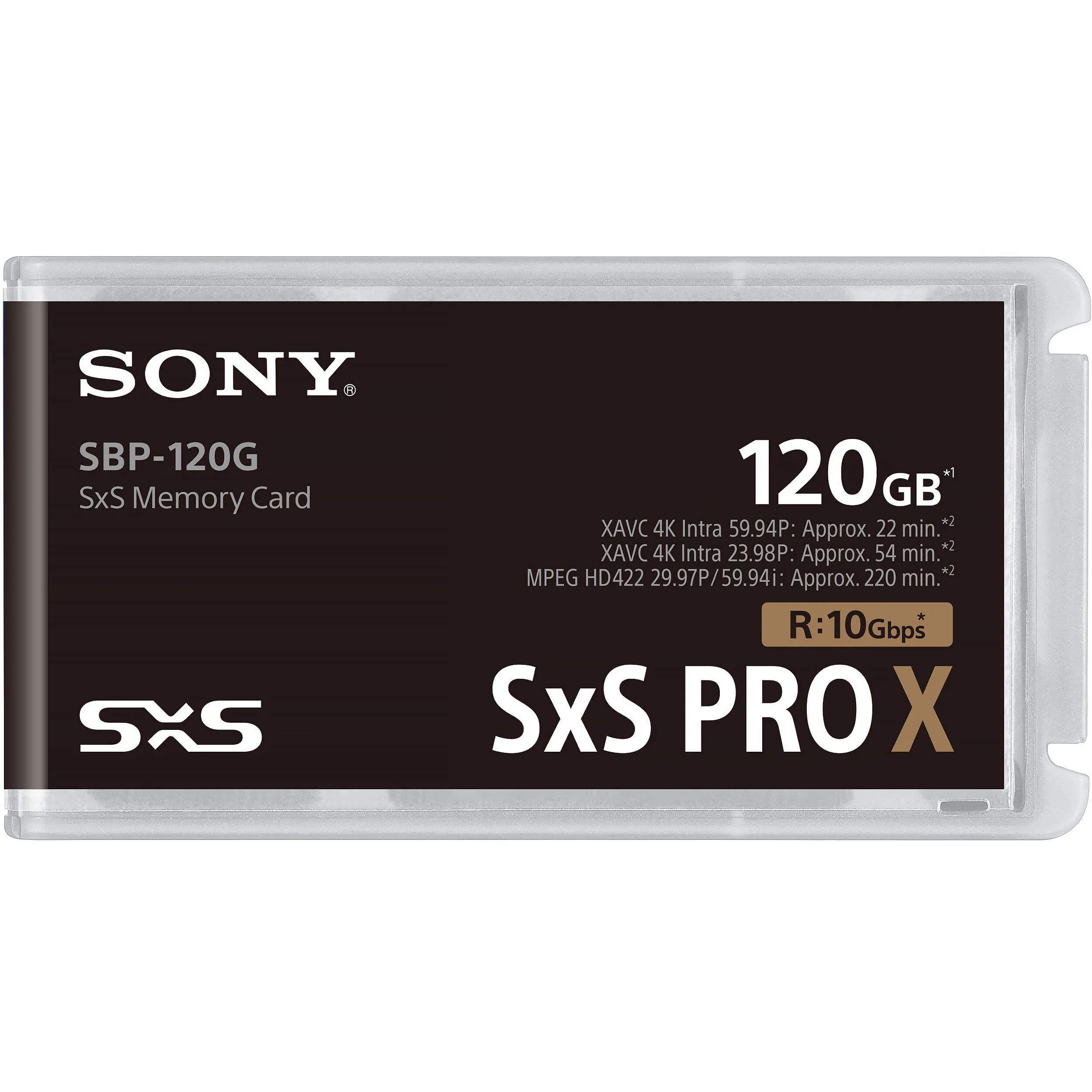 Sony 120GB SxS PRO X Memory Card - Image 2