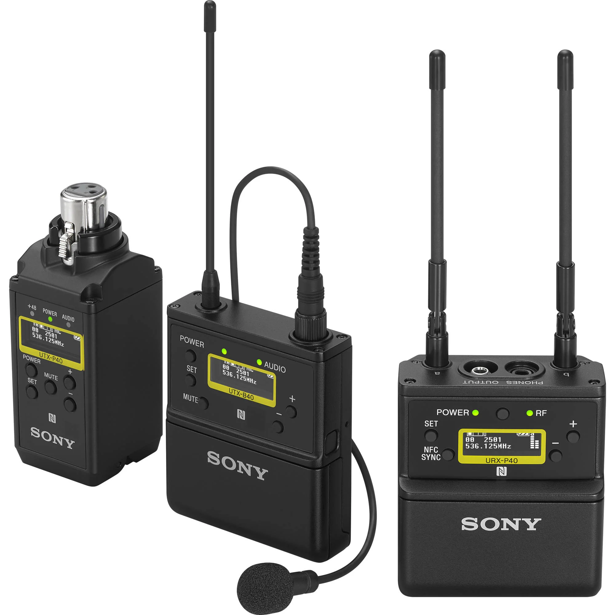 Sony UWP-D26 Camera-Mount Wireless Combo Microphone System (UC90: 941 to 960 MHz) - Image 2