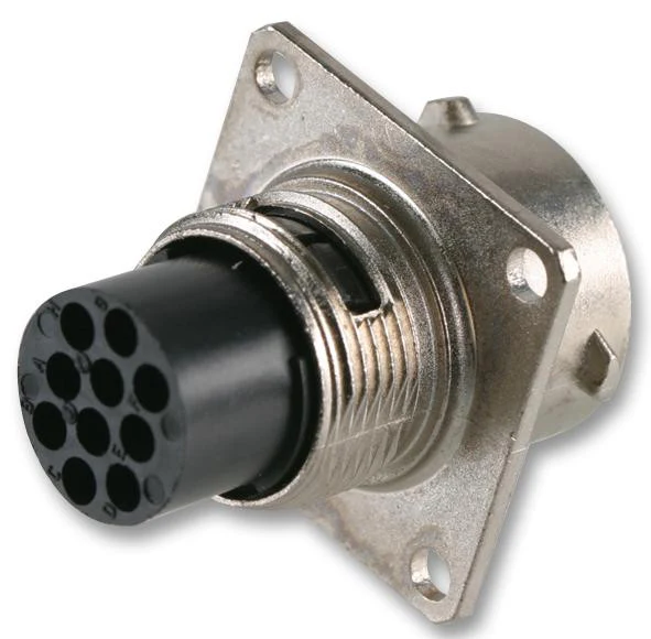 SOURIAU UT002448PH6 Circular Connector, Trim Trio UT0 Series, Wall Mount Receptacle, 48 Contacts