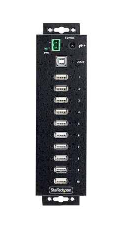 Startech USB210AIND-USB-A-HUB Hub 10 Port Industrial USB 3.0 Mains Powered New - Image 2