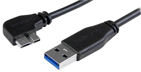 Startech USB3AU2MLS USB3AU2MLS USB Cable Type A Plug to Micro B 2 m 6.6 ft 3.0 Black