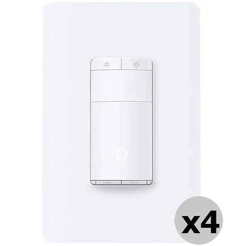 TP-Link ES20M Kasa Smart Wi-Fi Motion-Activated Dimmer Switch (4-Pack)