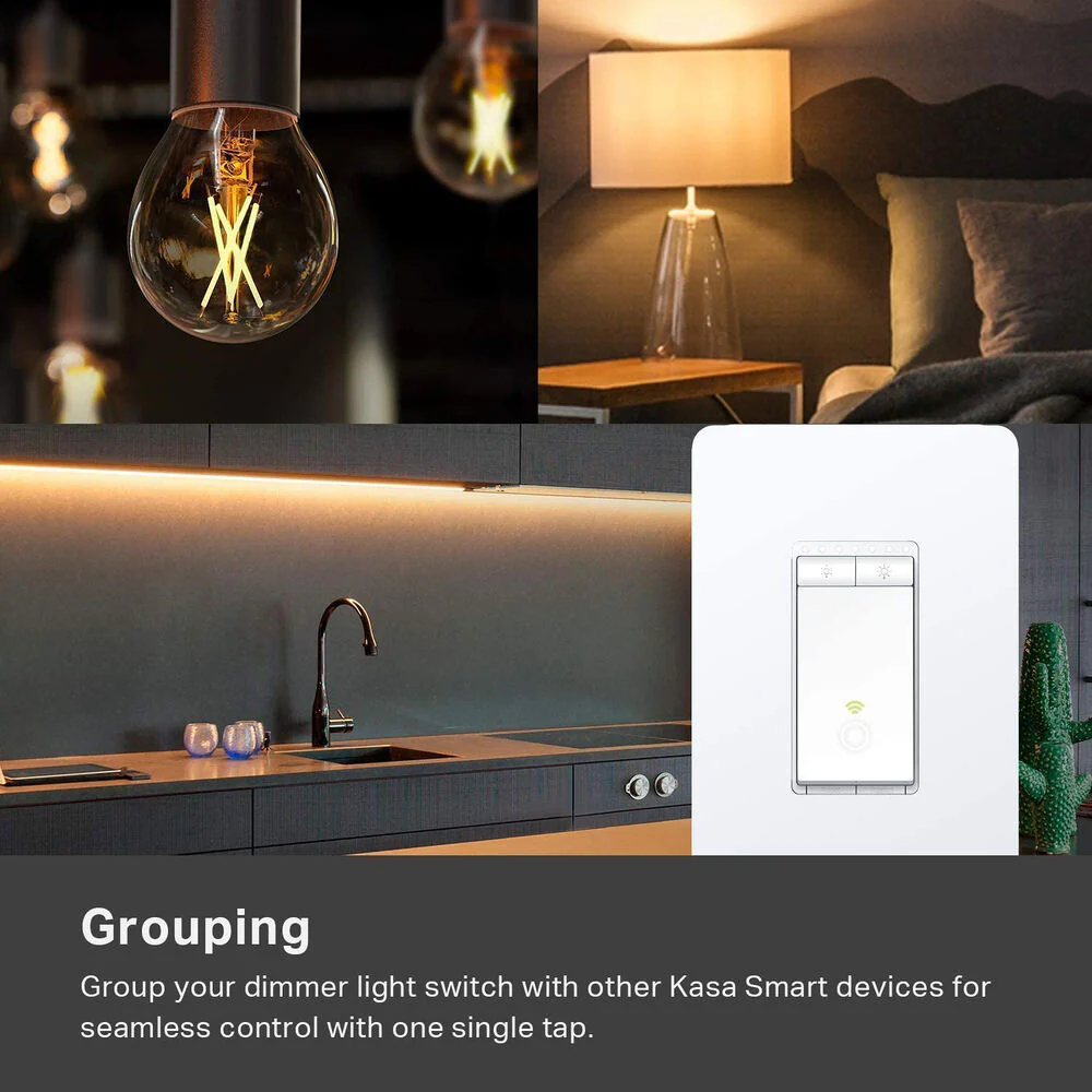 TP-Link HS220 Smart Wi-Fi Light Switch with Dimmer (6-Pack) - Image 6