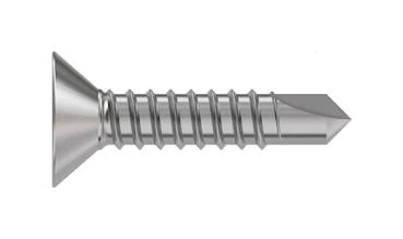 TR Fastenings 3.5 X 25 KTSTDX Z100 DIN7504 3.5 Ktstdx DIN7504 Countersunk Head Screw Steel 3.5X25MM