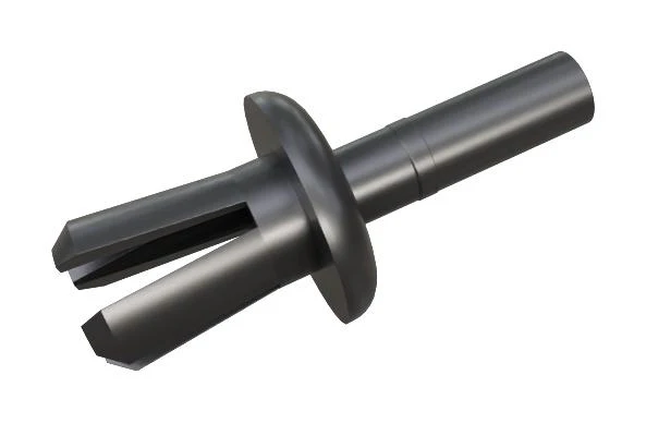TR FASTENINGS RP0000383266 Expansion Drive Rivet, Nylon 6 (Polyamide 6), 13.2mm OAL, 3mm Mounting Hole Dia