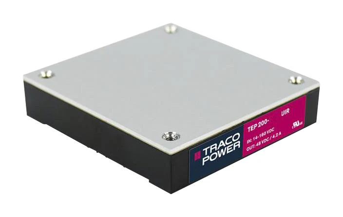 Traco Power TEP 200-7215UIR TEP 200-7215UIR Isolated Through Hole DC/DC Converter ITE & Railway 12:1 200 W 1 Output 24 V 8.4 A New