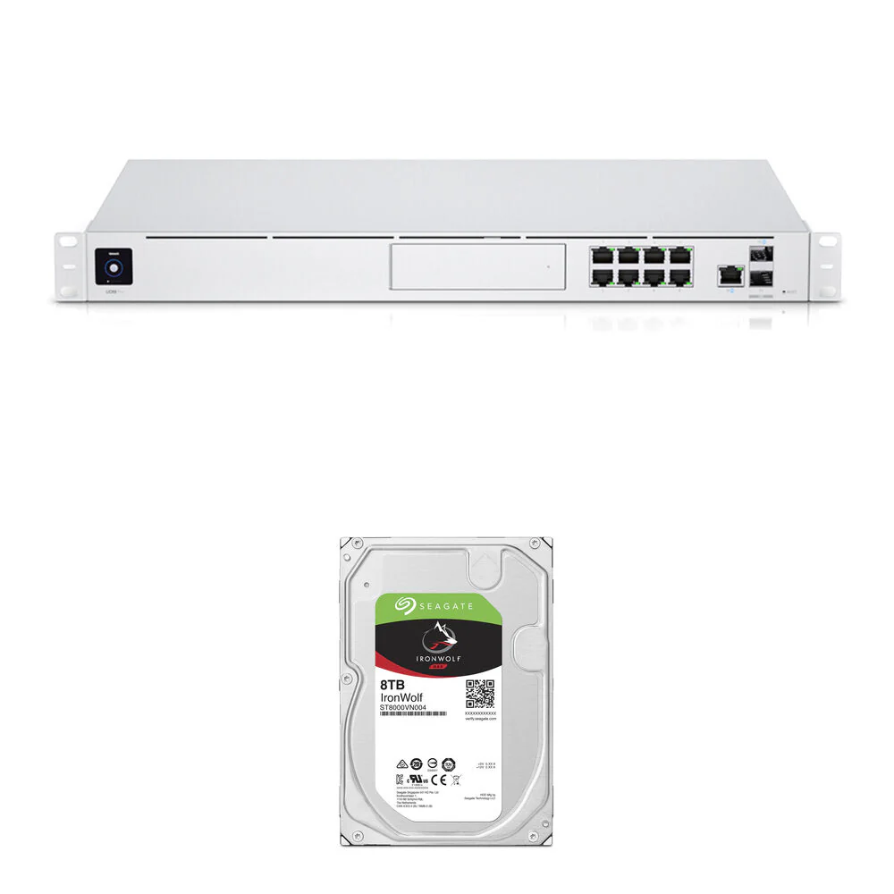 Ubiquiti Networks 8TB UniFi Dream Machine Pro & IronWolf Drive Kit