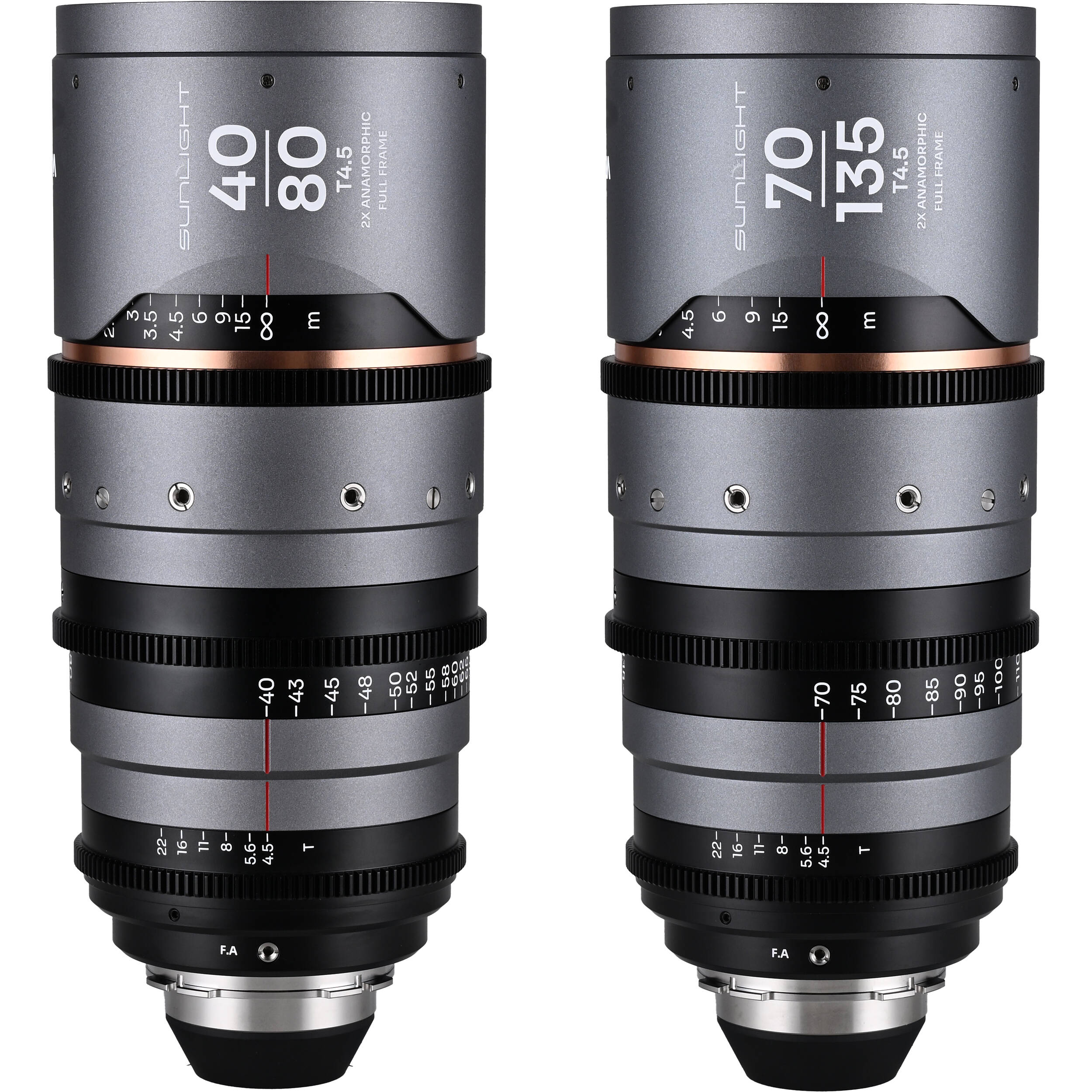 Venus Optics Laowa Sunlight 2x Anamorphic Zoom 2-Lens Bundle (ARRI PL, Amber)