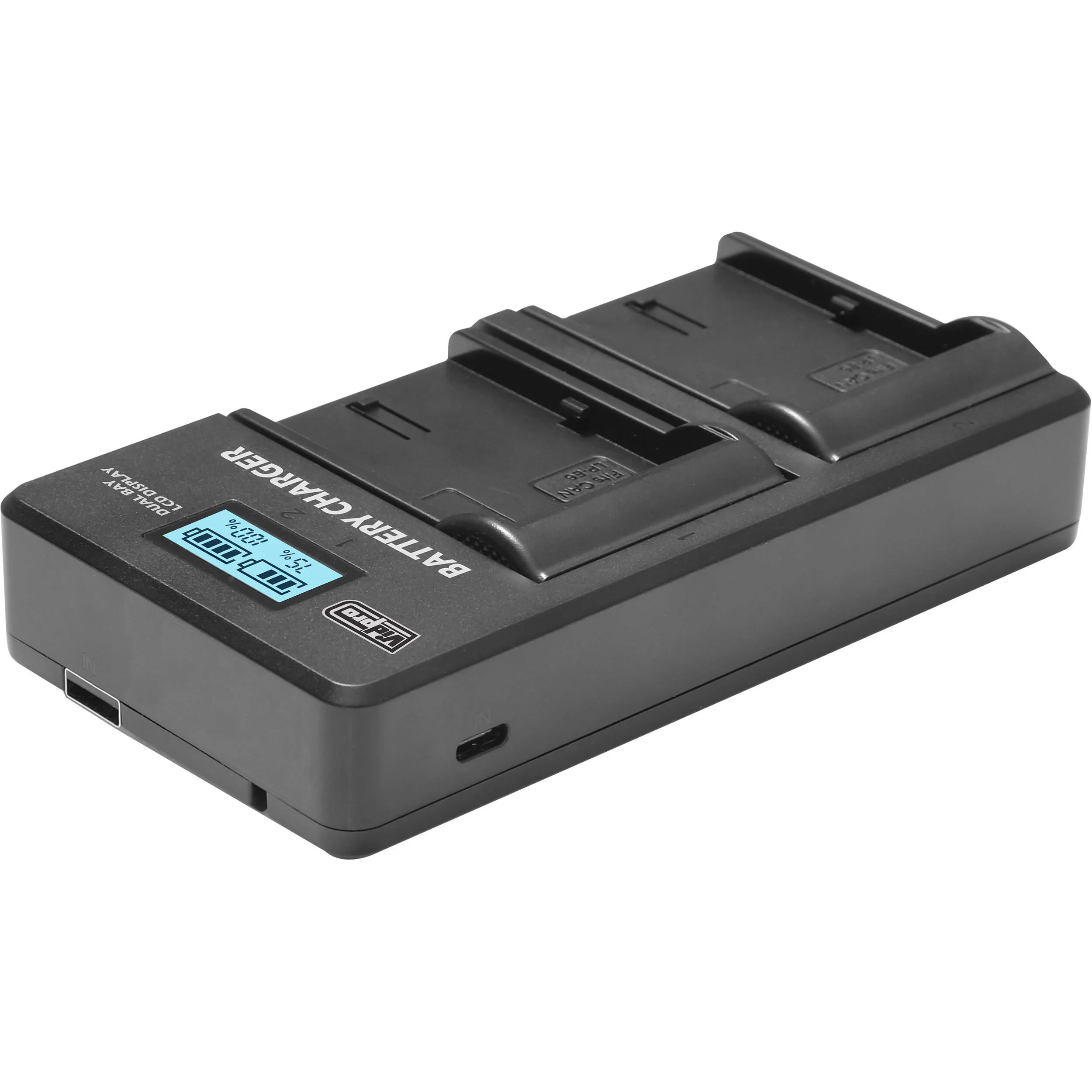 Vidpro VDL-90 4.2V Dual Bay LCD Charger - Image 3
