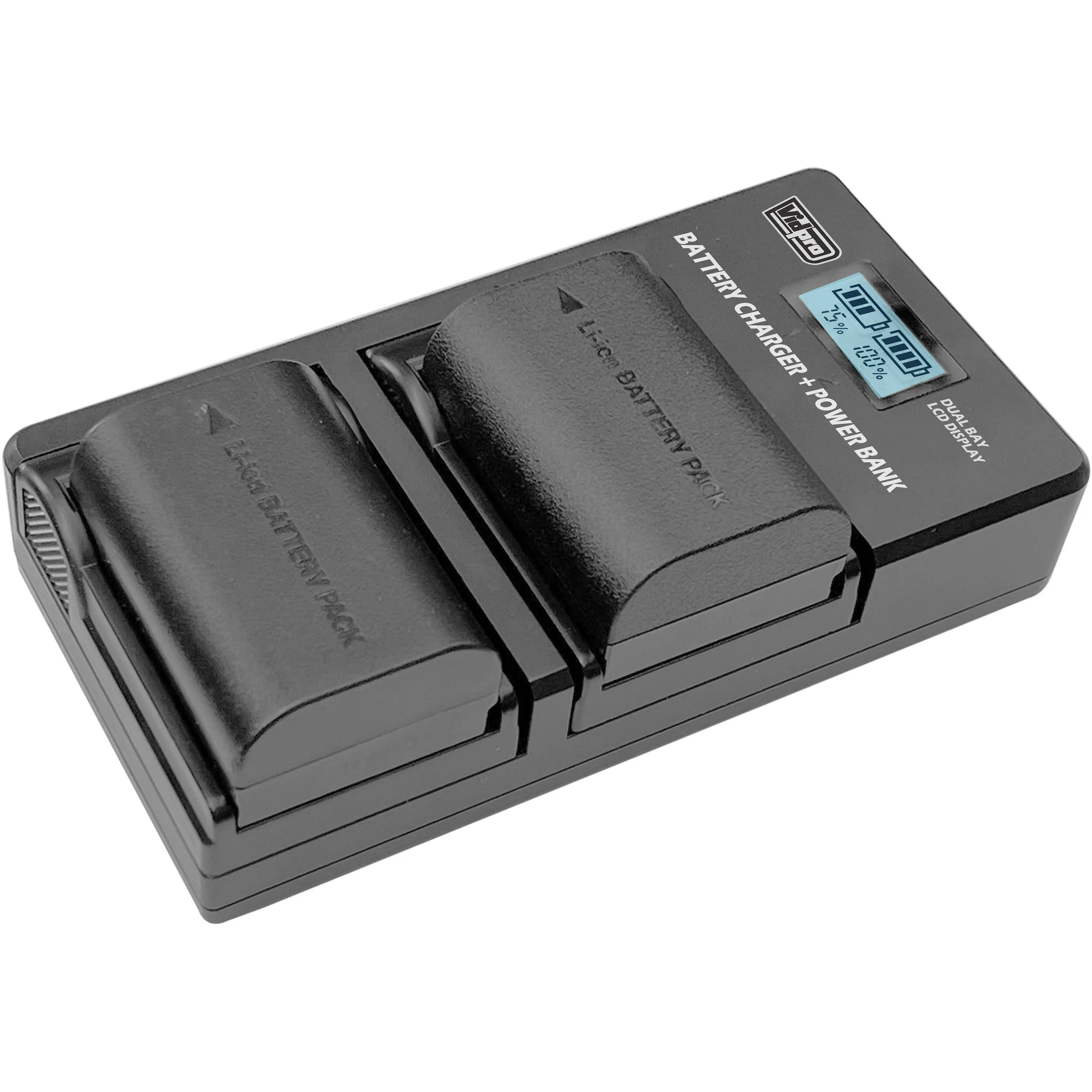 Vidpro VDL-90 4.2V Dual Bay LCD Charger - Image 4