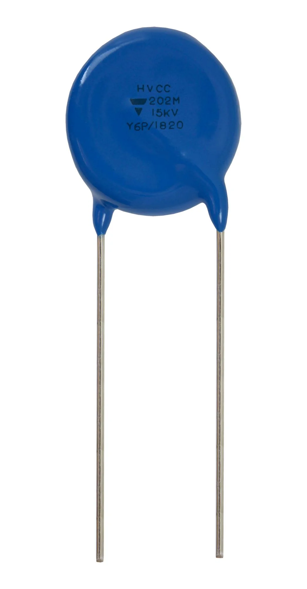 Vishay HVCC203Y6P471MEAX HVCC203Y6P471MEAX Ceramic Disc Capacitor 470 pF 20 kV ± 20% Y6P 12.5 mm Radial Leaded
