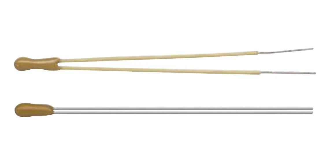 Vishay NTCLE201E3302SBA NTCLE201E3302SBA NTC Thermistor 3 Kohm 3977 K Through Hole Radial Leaded -40°C to 125°C NTCLE201E3 SB Series