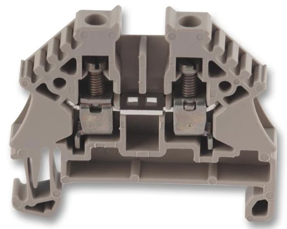 Weidmuller WDU 35N WDU 35N DIN Rail Mount Terminal Block 2 Ways 12 AWG 1 35 mm² Screw 150 A