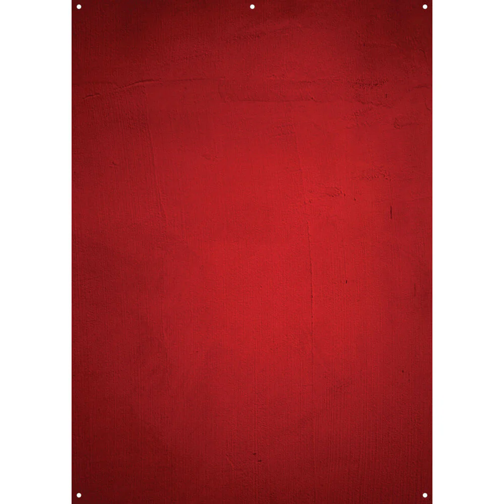 Westcott X-Drop Fabric Backdrop (Aged Red Wall, 5 x 7')