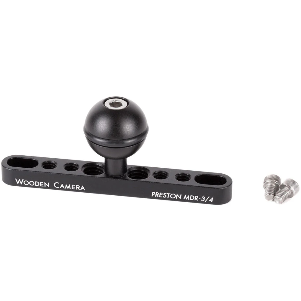 Wooden Camera Ultra Arm Ball with Mounting Bracket for Preston MDR3/MDR4