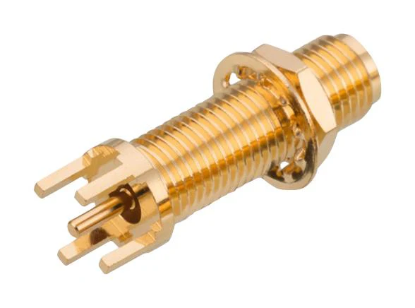 Wurth Elektronik 60312042114504 RF / Coaxial Connector SMA Straight Bulkhead Jack Through Hole Vertical 50 ohm - Image 2