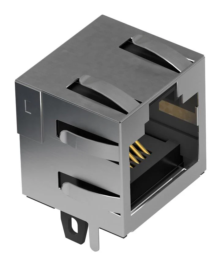 Wurth Elektronik 615008160221 615008160221 Modular Connector RJ45 Jack 1 x (Port) 8P8C Through Hole Mount