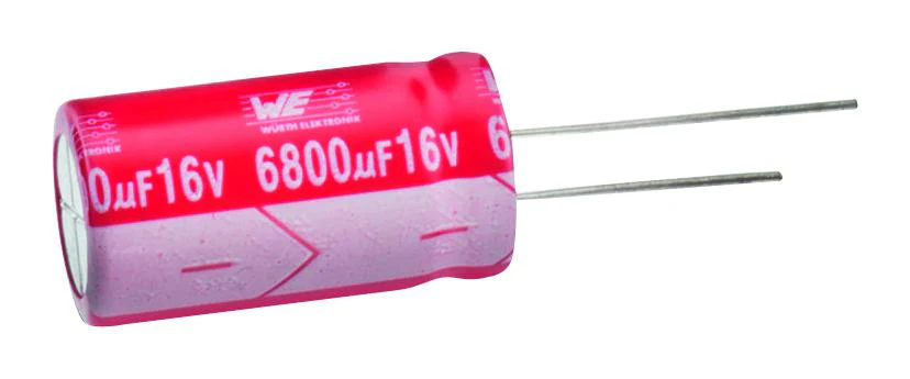 Wurth Elektronik 860020380028 Electrolytic Capacitor 8200 µF 16 V WCAP-ATG5 Series ± 20% Radial Leaded 2000 Hours @ 105°C