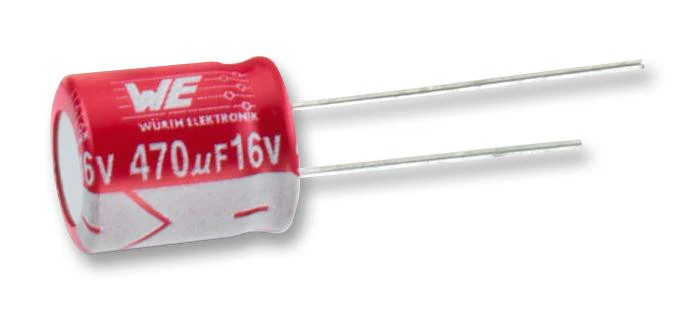WURTH ELEKTRONIK 870235174005 Capacitor, 820 µF, 6.3 V, WCAP-PT5H Series, Radial Leaded, 0.007 ohm, 5000 hours @ 105°C