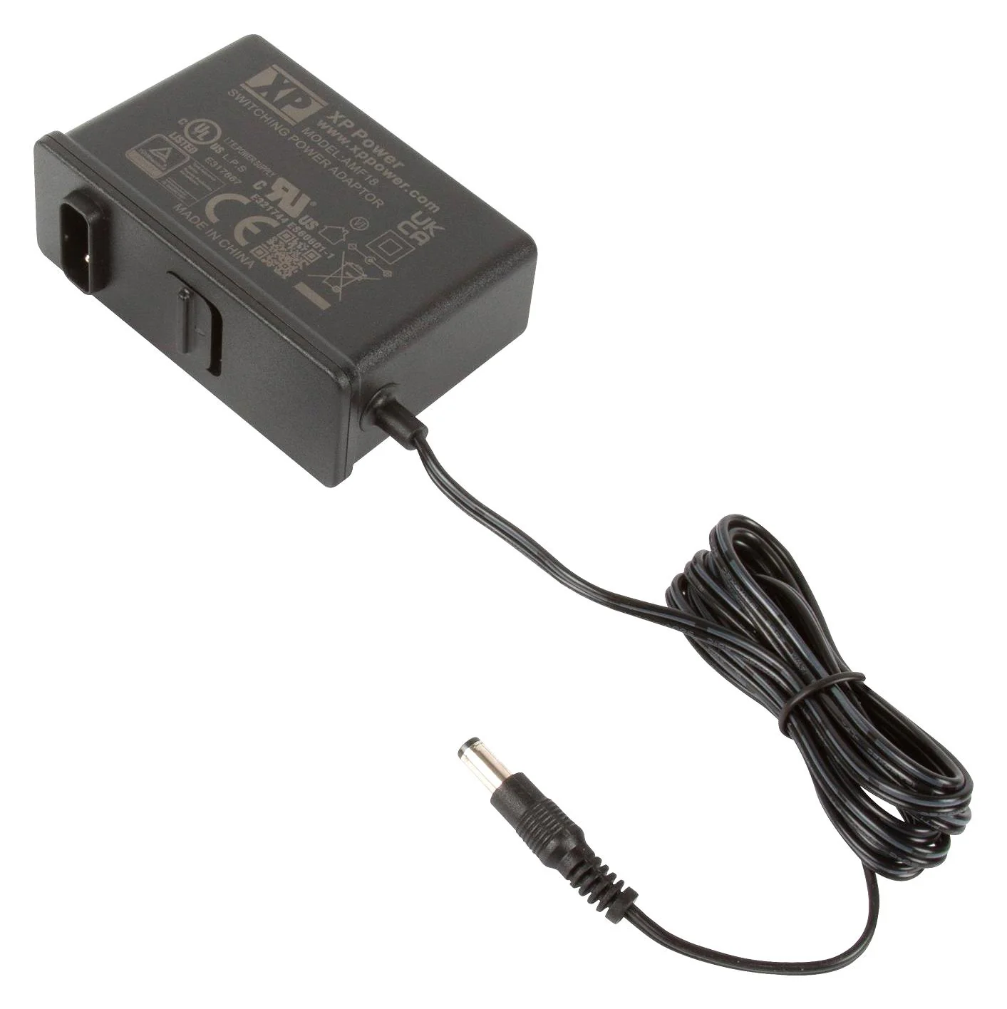 XP Power AMF18US12 AMF18US12 AC/DC Supply ITE & Medical 1 Output 18 W 12 VDC 1.5 A
