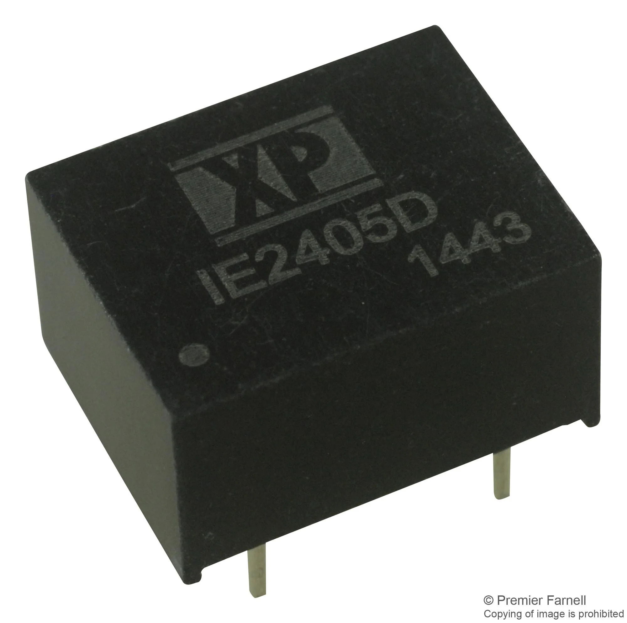 XP POWER IE2405D 1 Watt DIP Dual Output DC/DC Converter, Input 24V, Output �5V/200mA